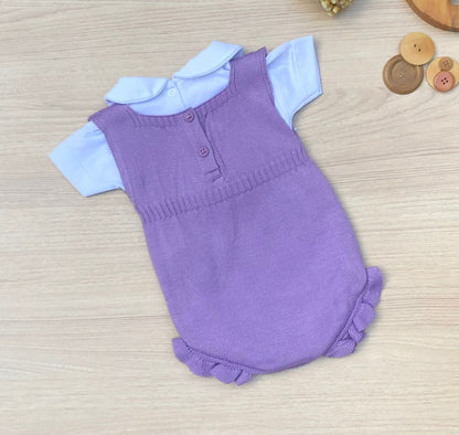 Romper Bebê Tricot Melissa