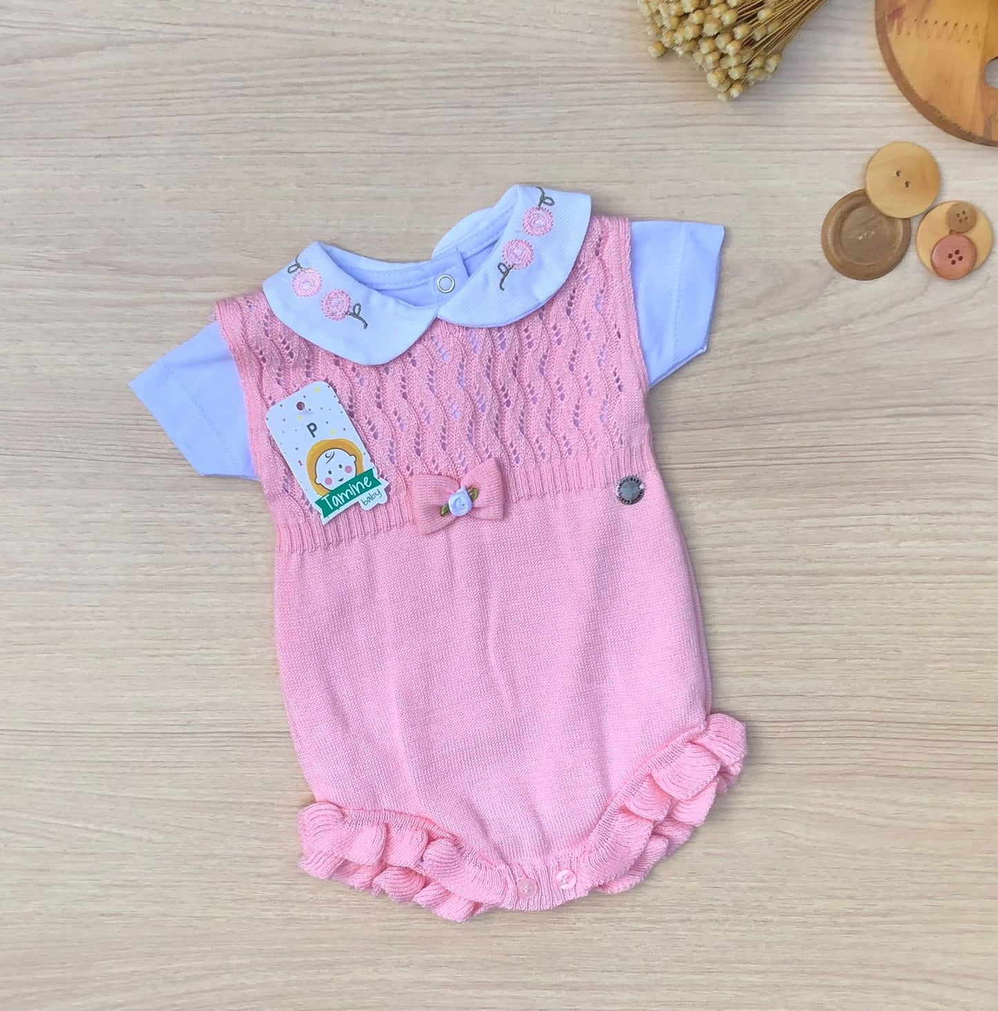 Romper Bebê Tricot Melissa