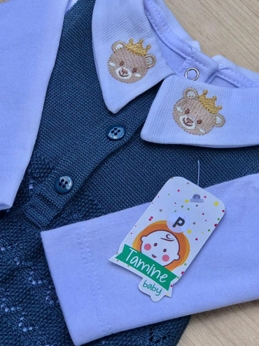 Romper Bebê Tricot Otto