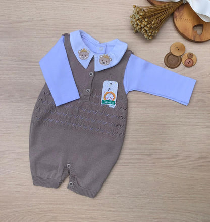 Romper Bebê Tricot Otto