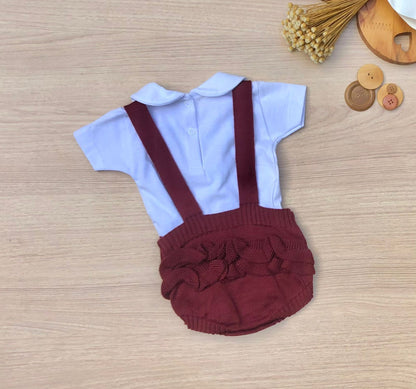 Romper Bebê Tricot Flora