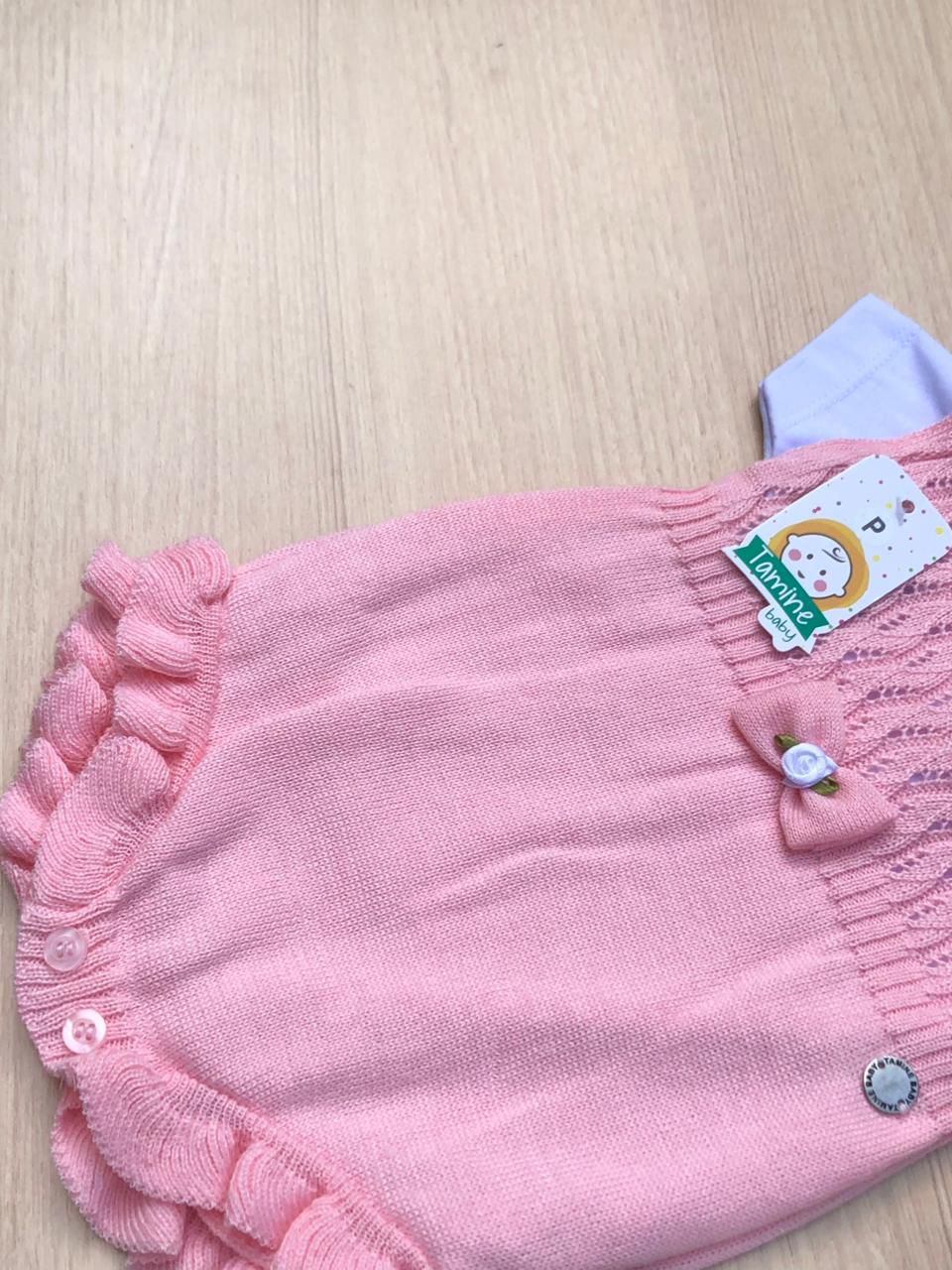 Romper Bebê Tricot Melissa