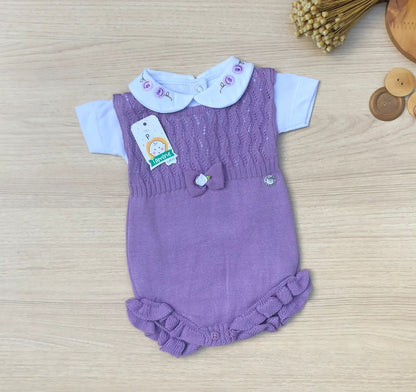 Romper Bebê Tricot Melissa