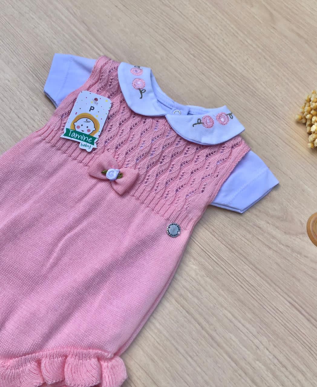 Romper Bebê Tricot Melissa