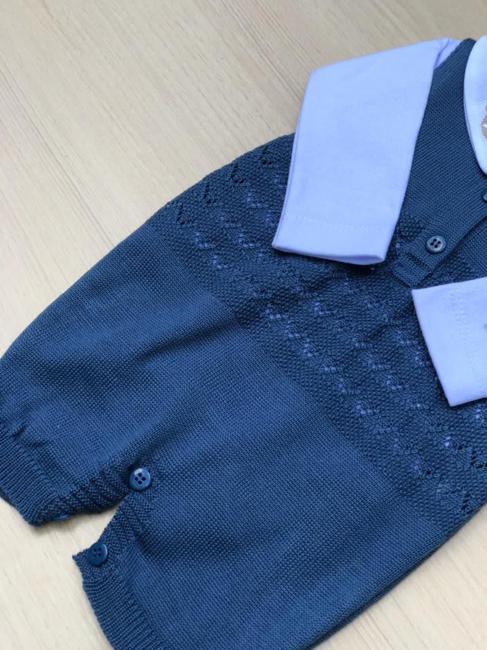 Romper Bebê Tricot Otto