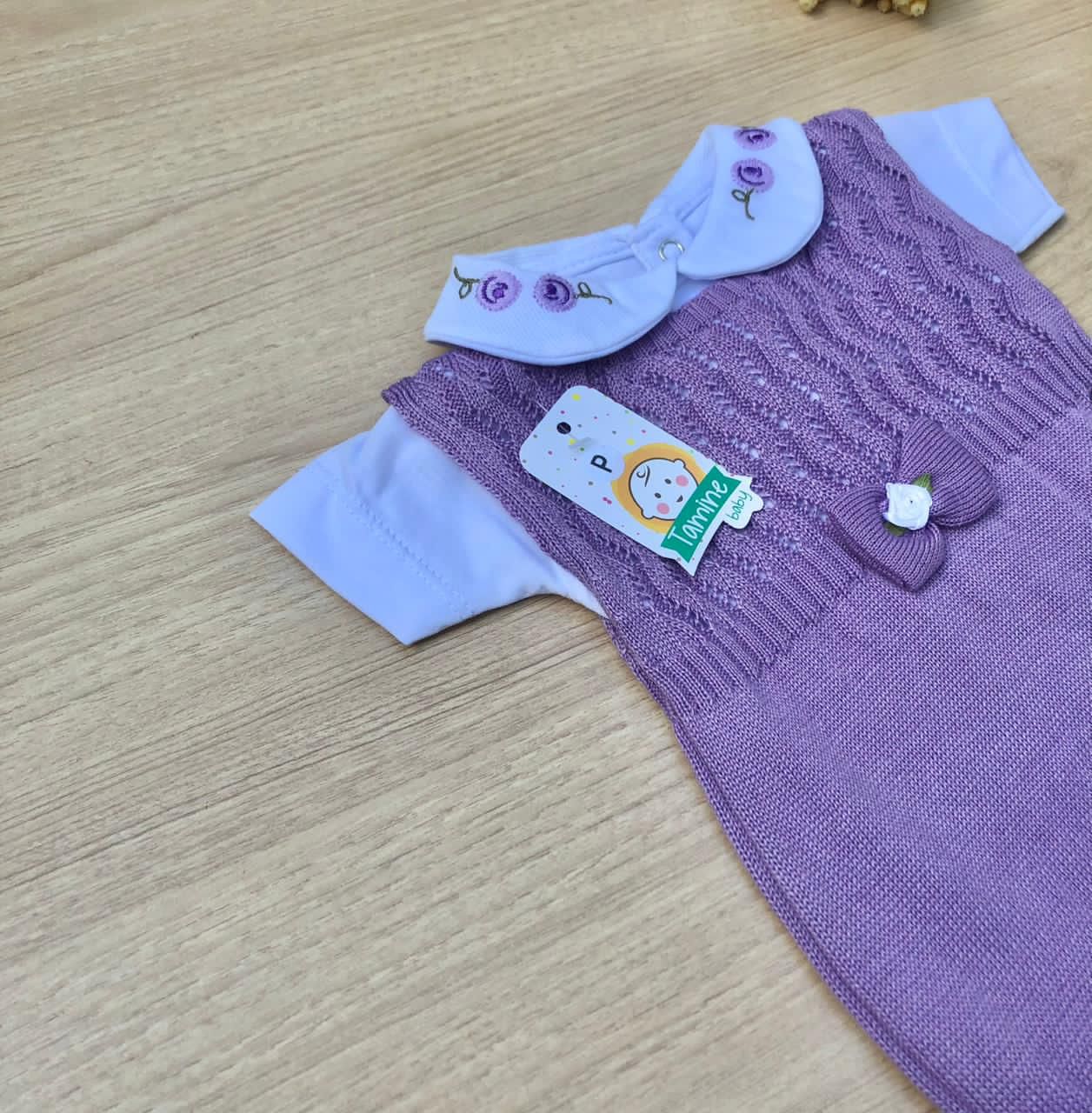Romper Bebê Tricot Melissa