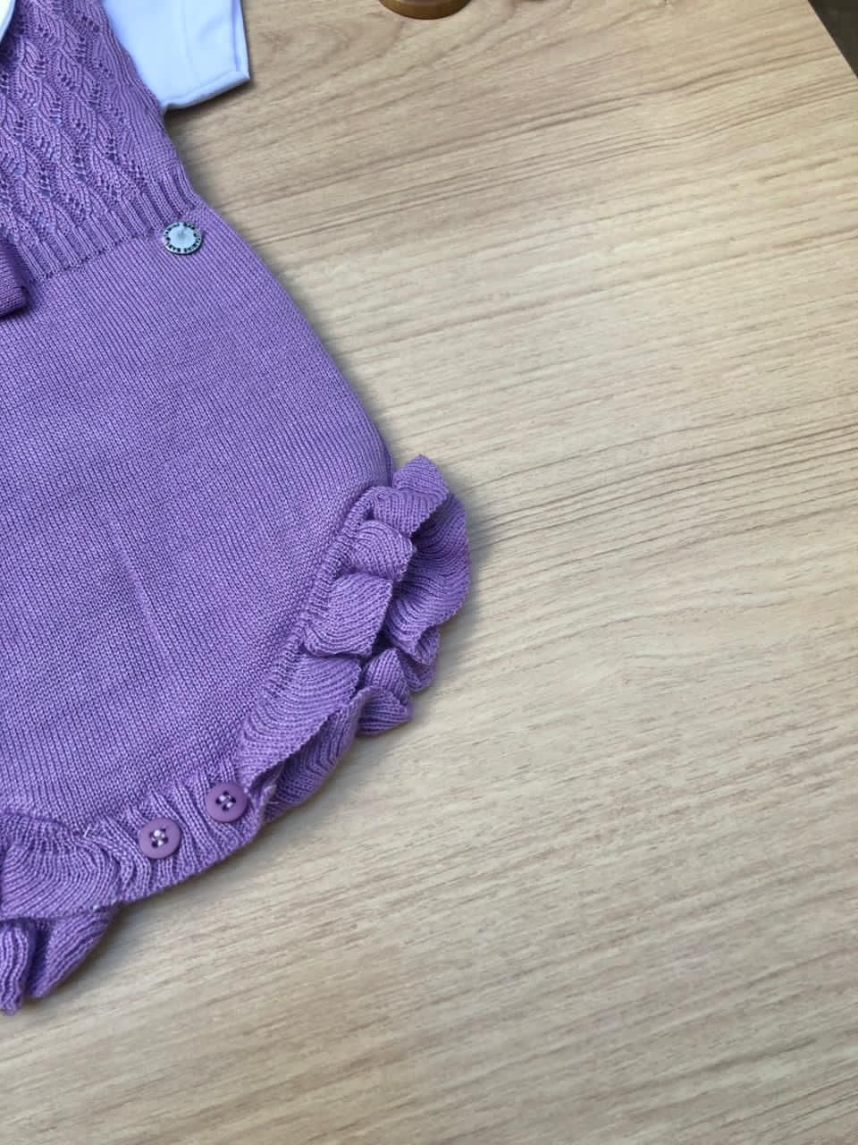 Romper Bebê Tricot Melissa