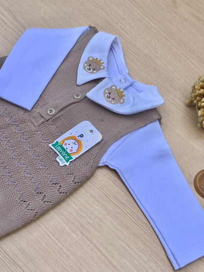 Romper Bebê Tricot Otto