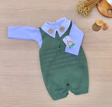 Romper Bebê Tricot Otto