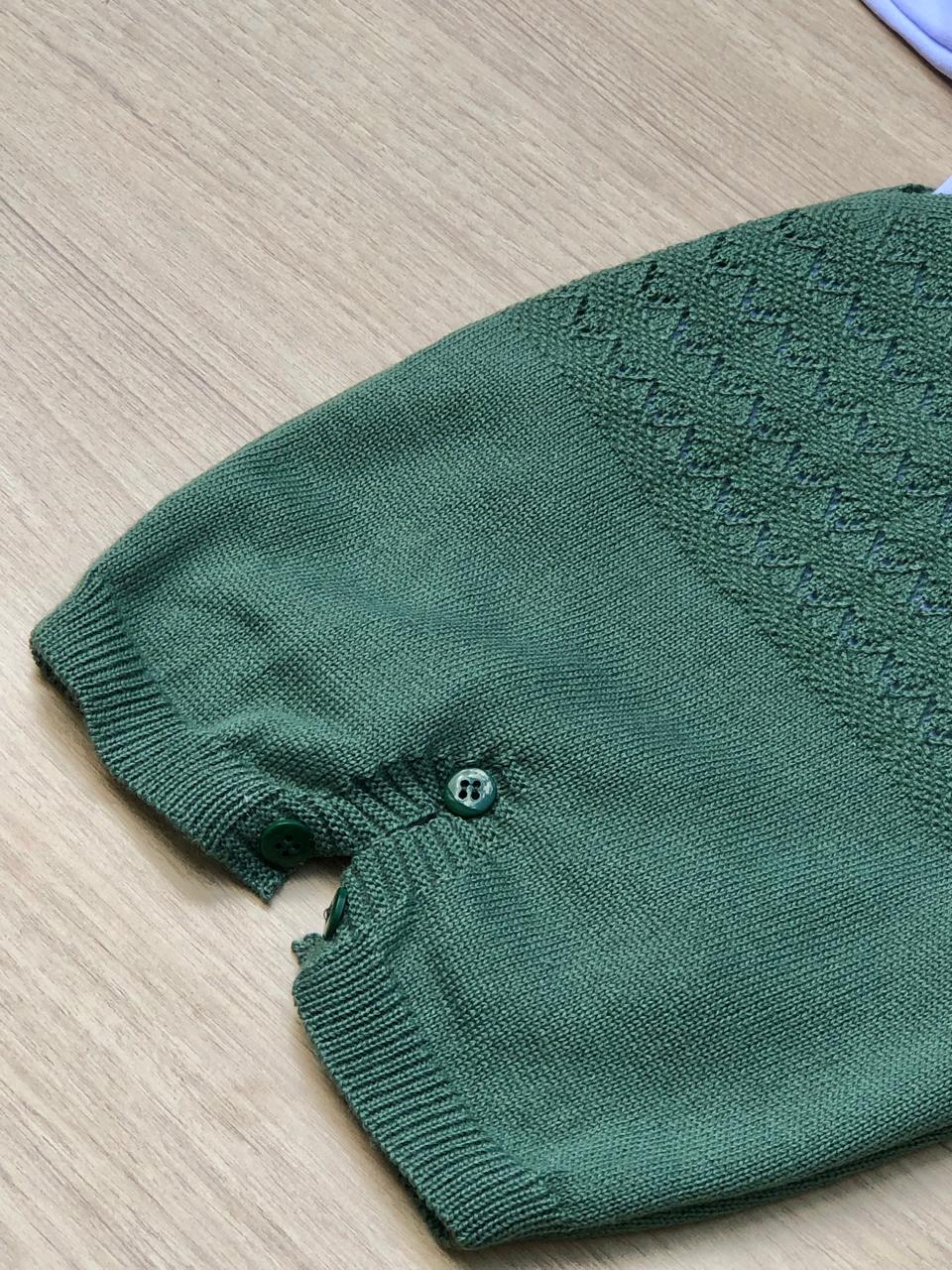 Romper Bebê Tricot Otto