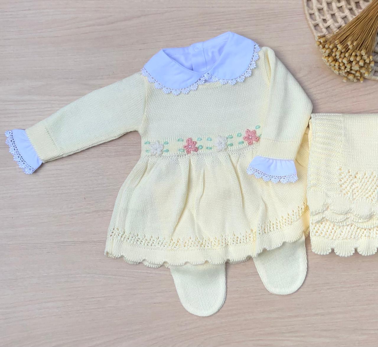 Saída Maternidade Tricot Maria