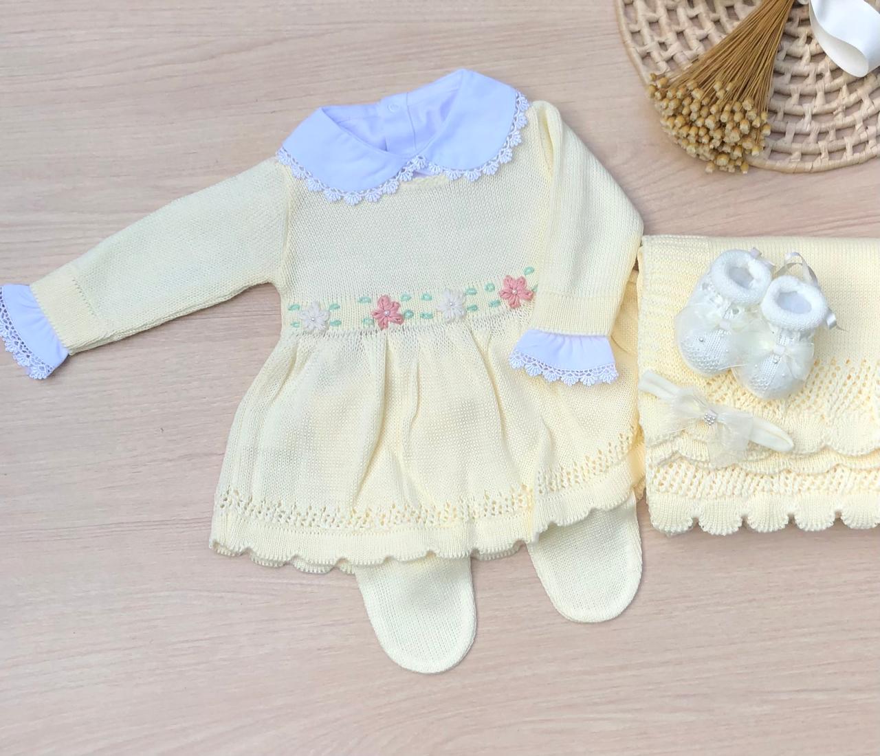 Saída Maternidade Tricot Maria