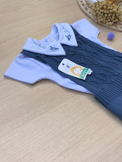 Romper Bebê Tricot Felipe