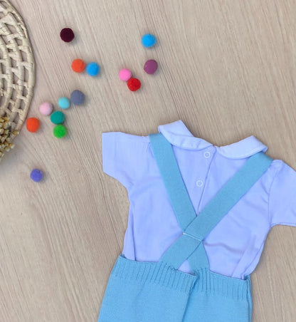Romper Bebê Tricot Felipe
