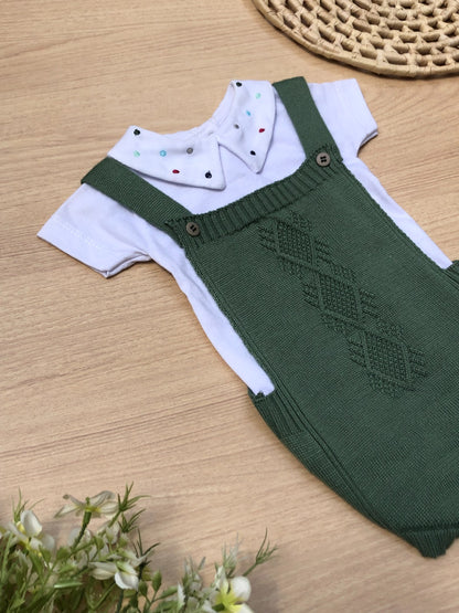 Romper Bebê Tricot Rafael