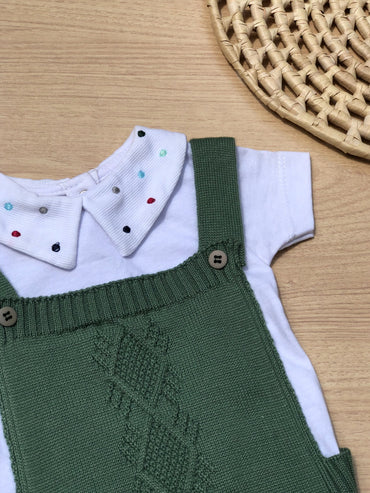 Romper Bebê Tricot Rafael