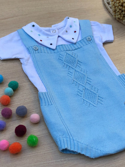 Romper Bebê Tricot Rafael