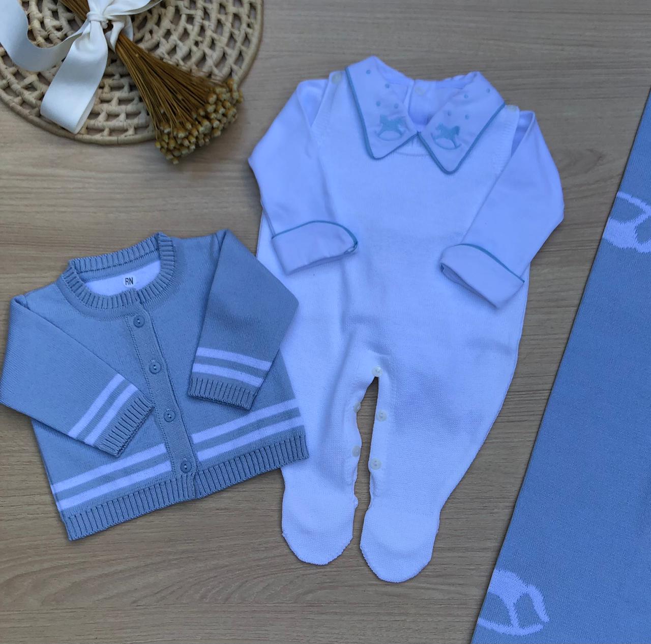 Saída Maternidade Tricot Hugo