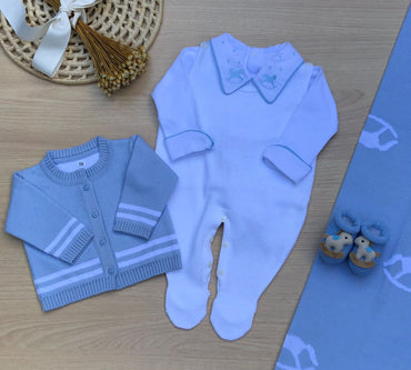 Saída Maternidade Tricot Hugo