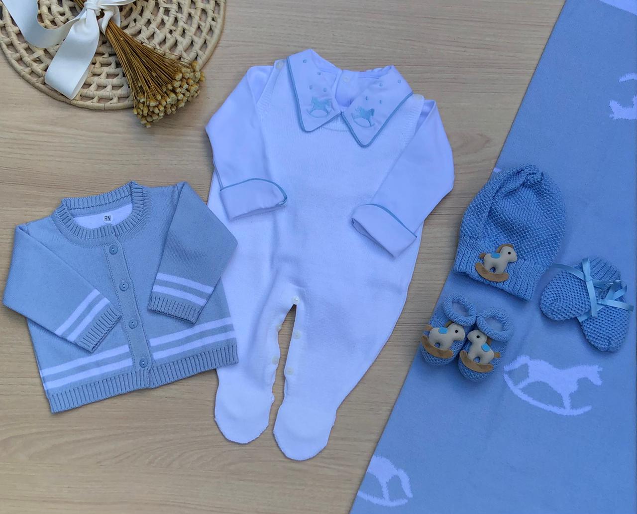 Saída Maternidade Tricot Hugo