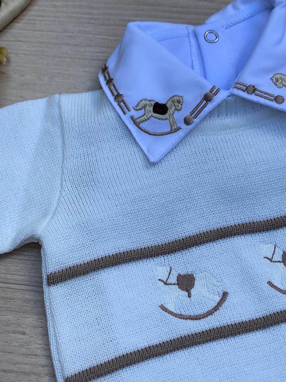 Saída Maternidade Tricot Bruno