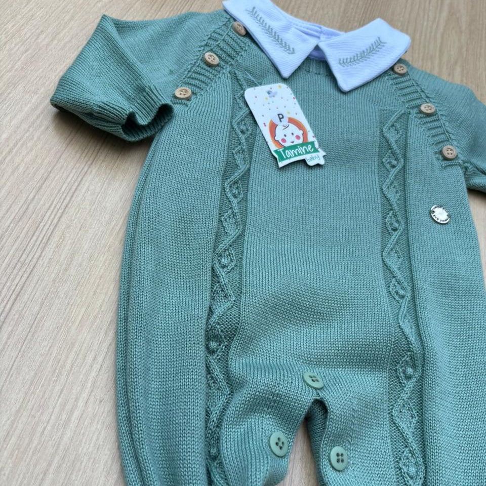 Macacão Bebê Tricot Francisco