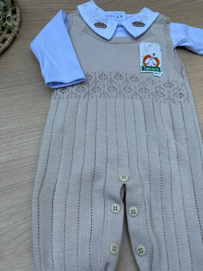 Macacão Bebê Tricot Joca