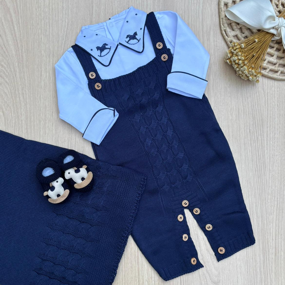 Saída Maternidade Tricot Ravi
