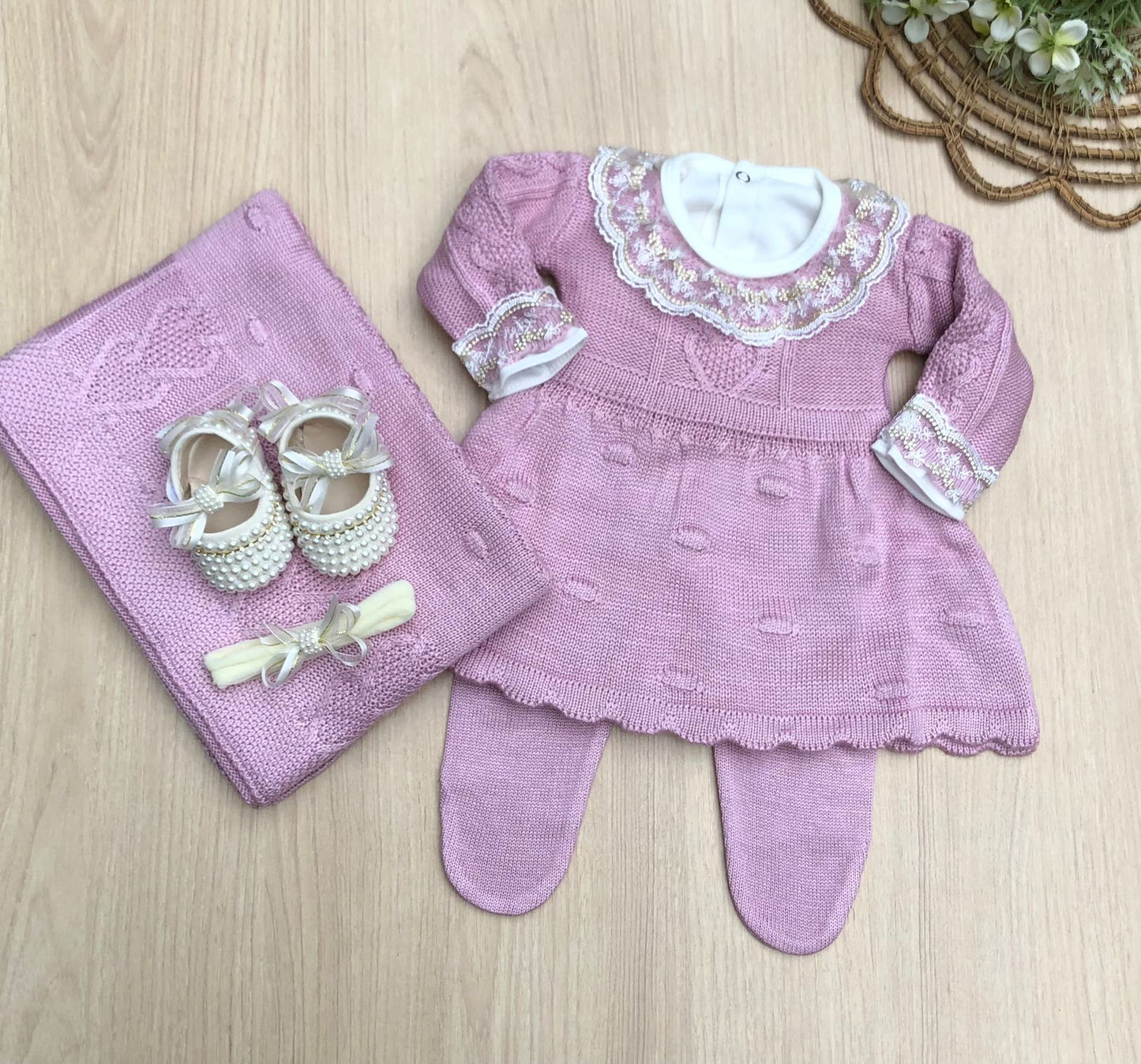 Saída Maternidade Tricot Lara