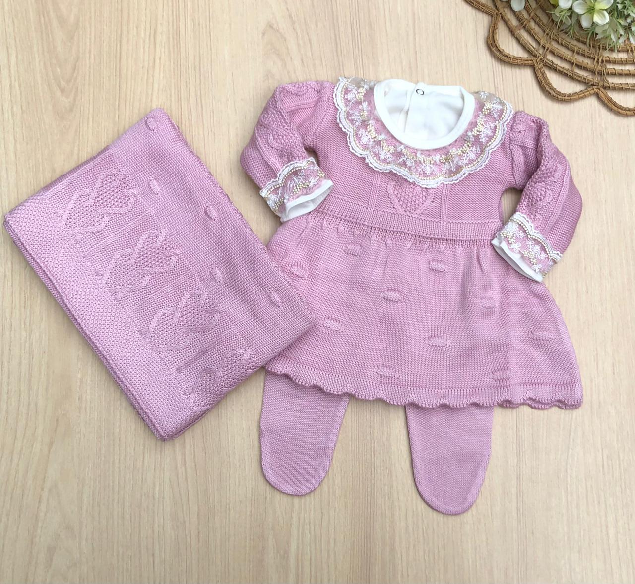 Saída Maternidade Tricot Lara