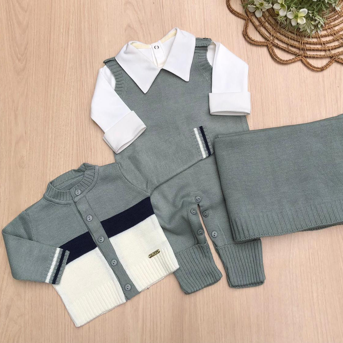 Saída Maternidade Tricot Arthur