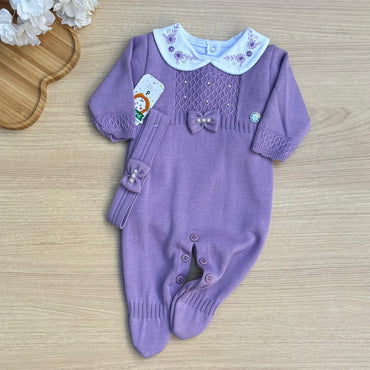 Macacão Bebê Tricot Maitê