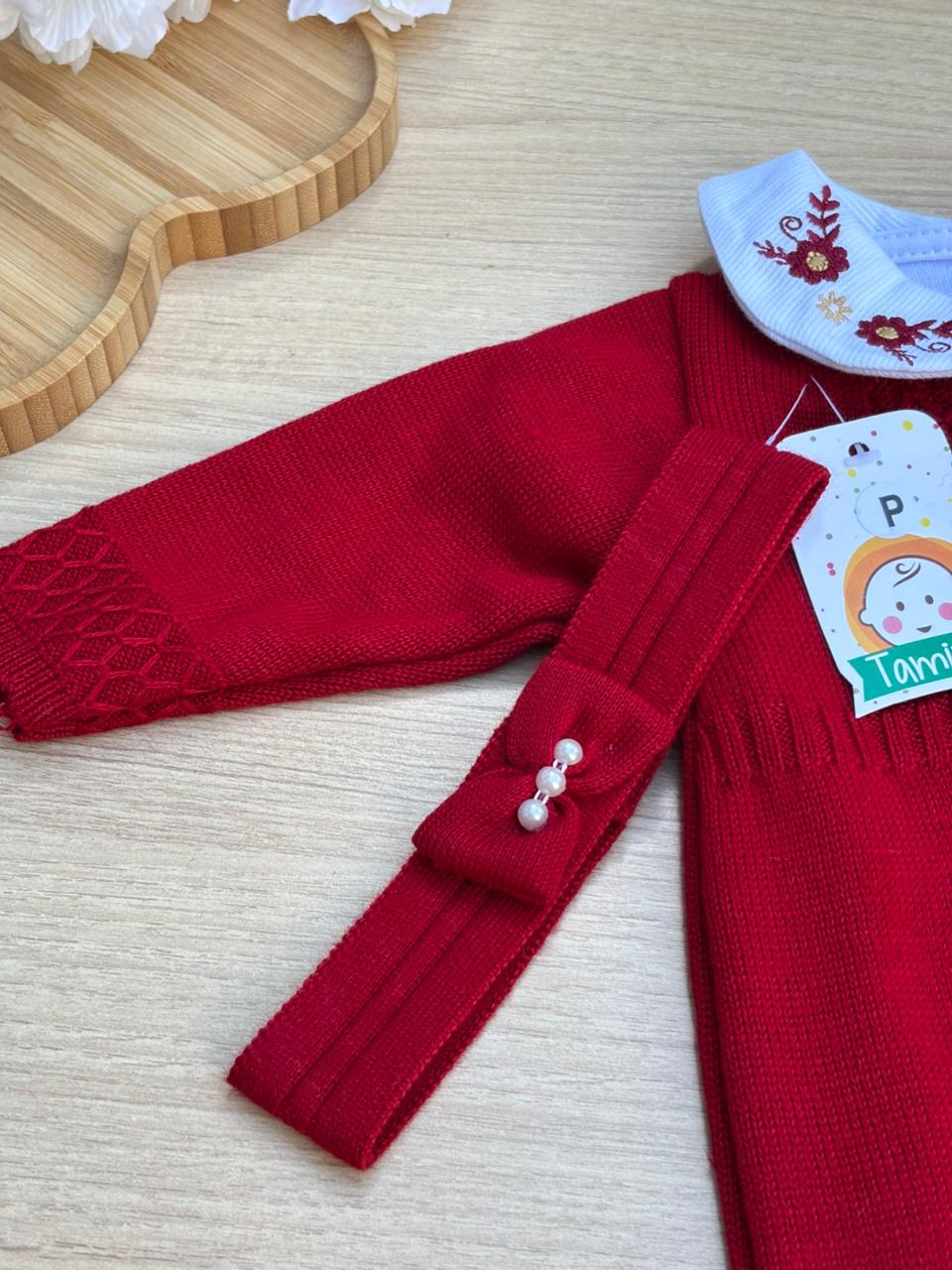 Macacão Bebê Tricot Maitê