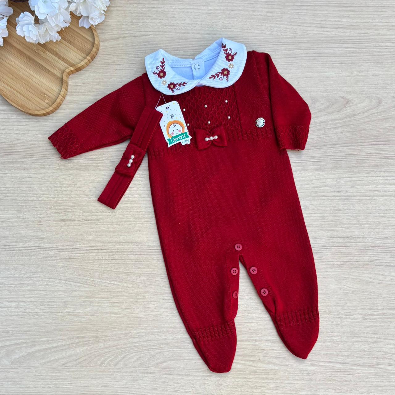 Macacão Bebê Tricot Maitê