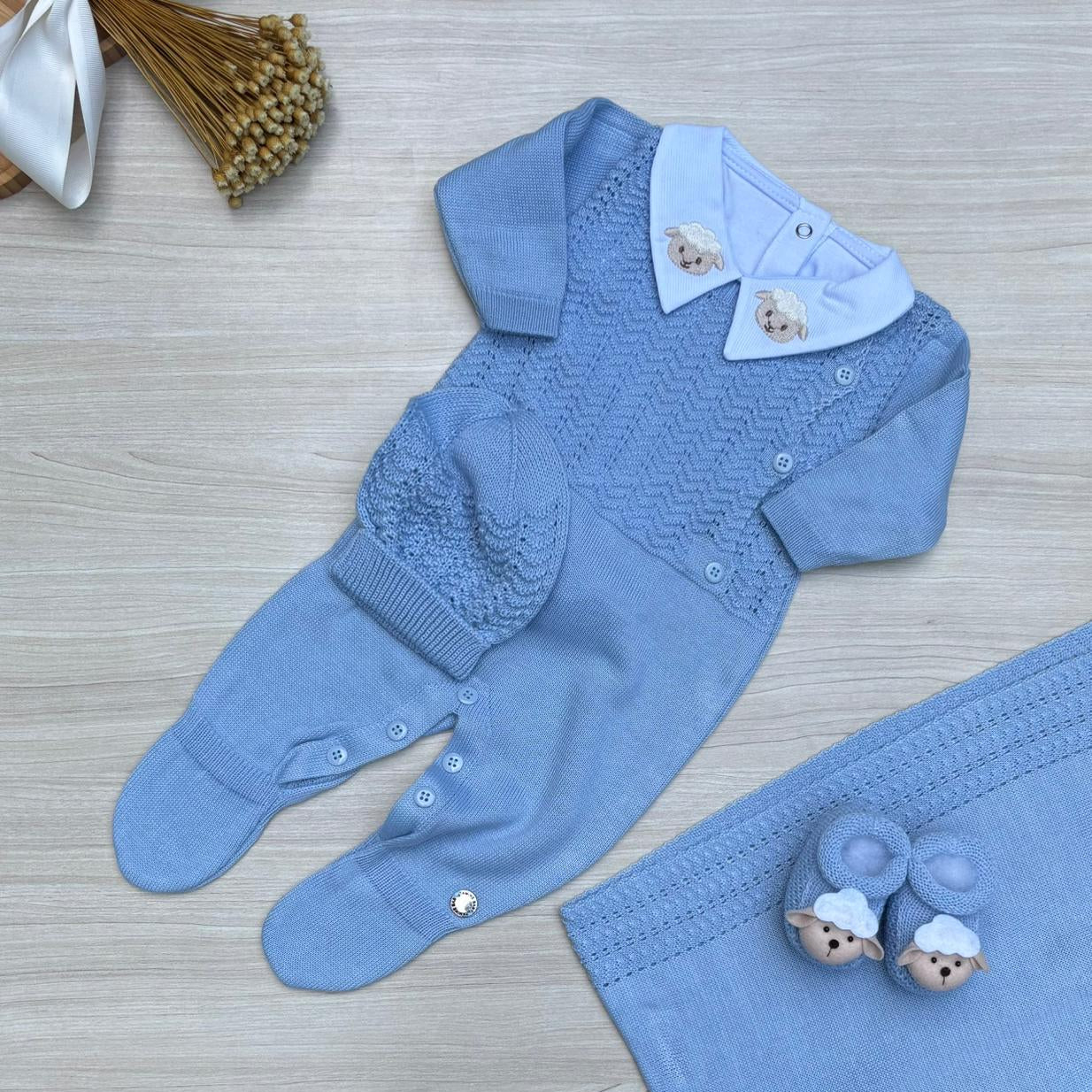 Saída Maternidade Tricot Benjamin