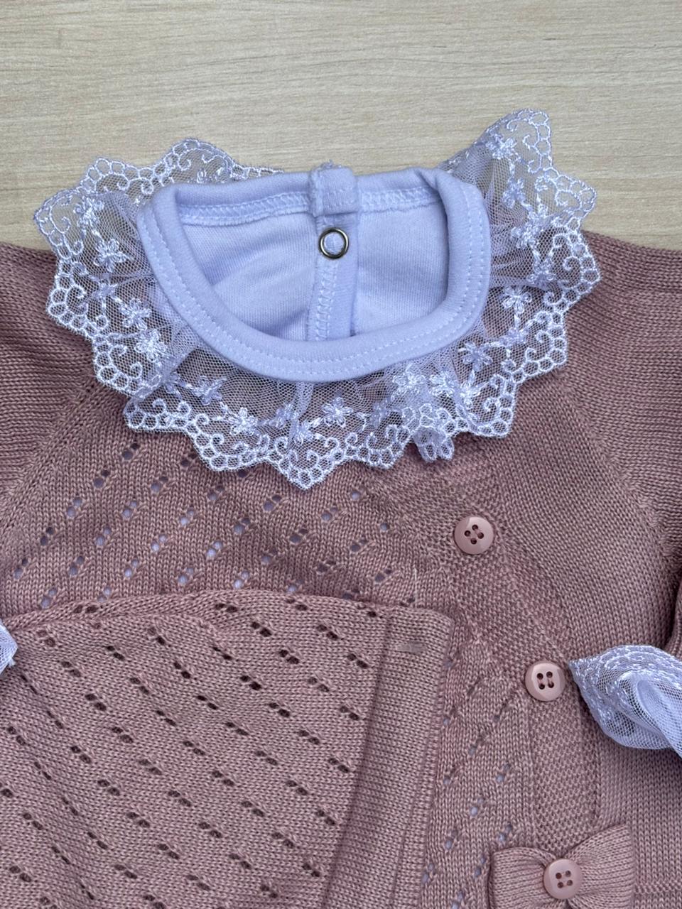 Saída Maternidade Tricot Alice Maria