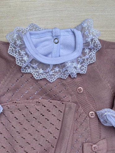 Saída Maternidade Tricot Alice Maria