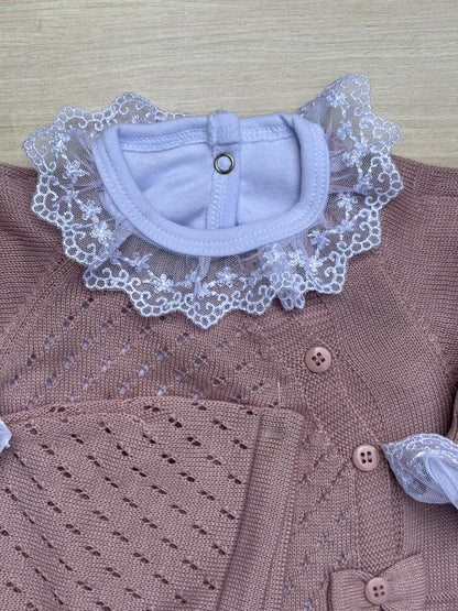 Saída Maternidade Tricot Alice Maria