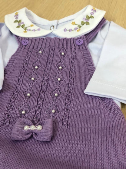 Saída Maternidade Tricot Maria Carolina