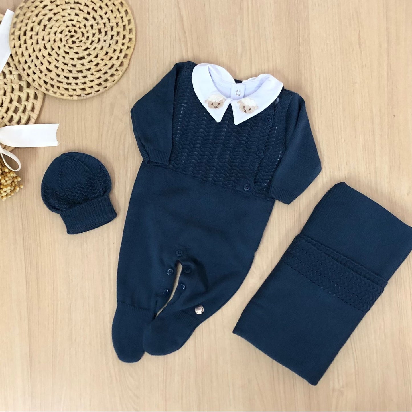 Saída Maternidade Tricot Benjamin