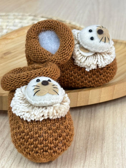Sapatinho Bebê Leão