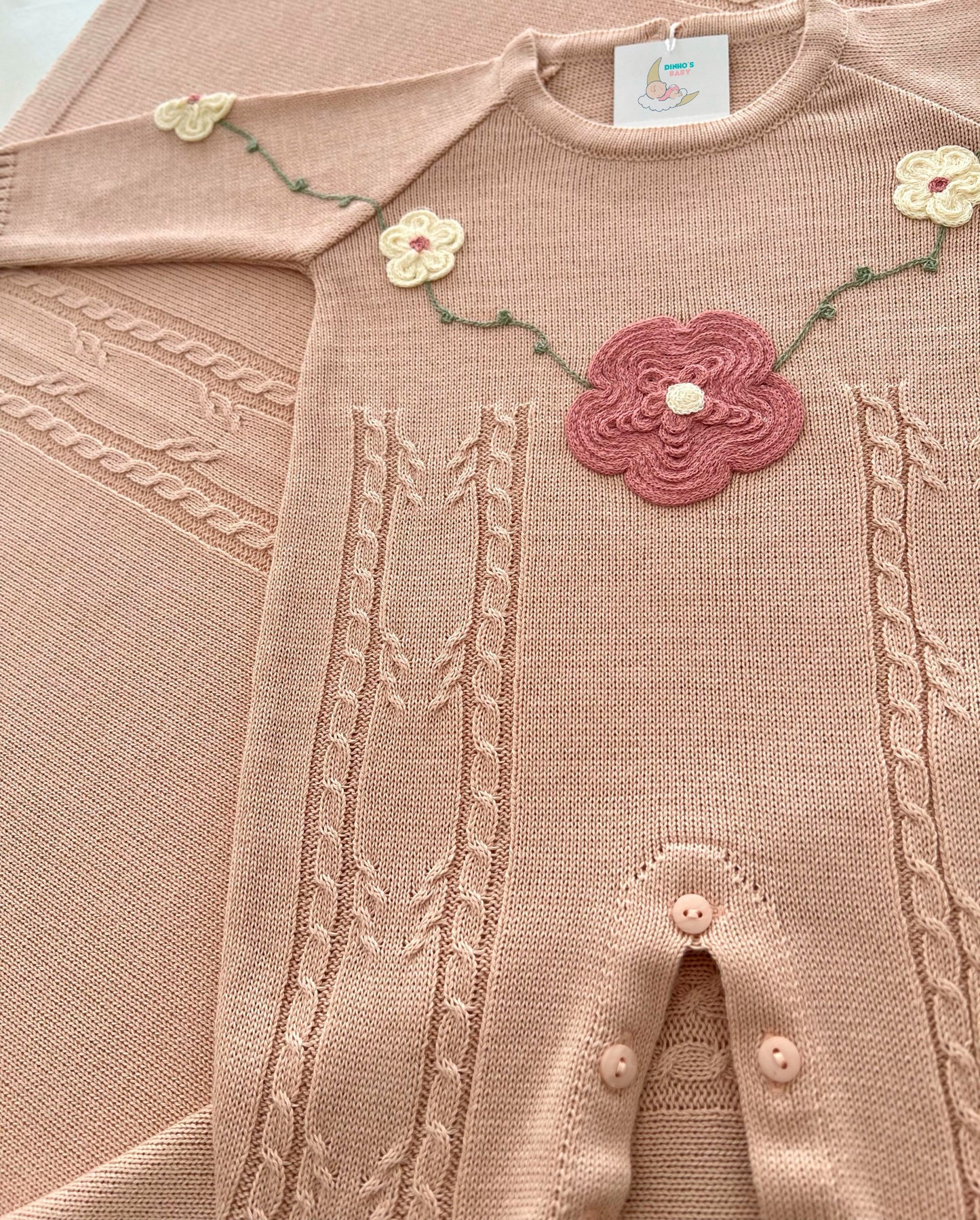 Saída Maternidade Tricot Nicole