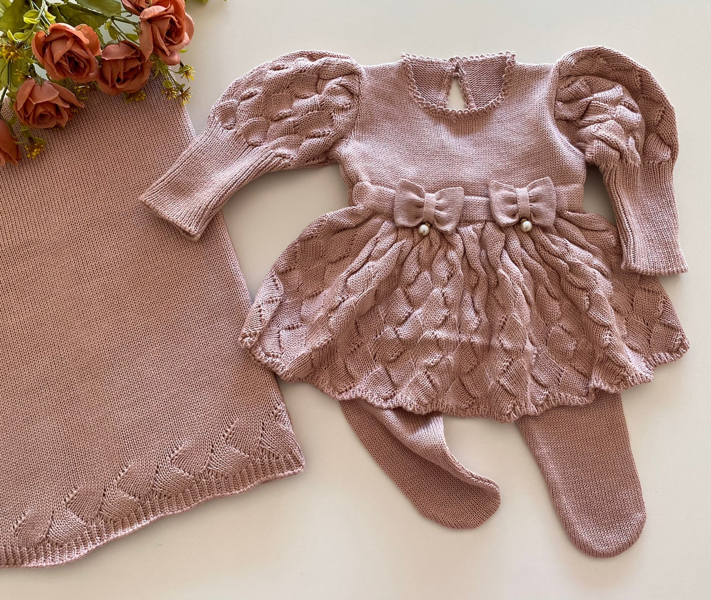Saída Maternidade Tricot Bianca