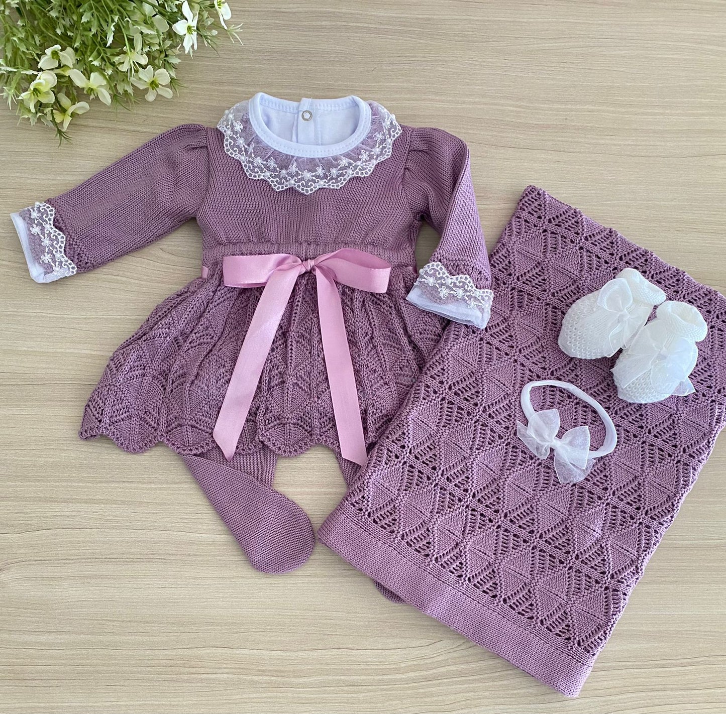 Saída Maternidade Tricot Elisa