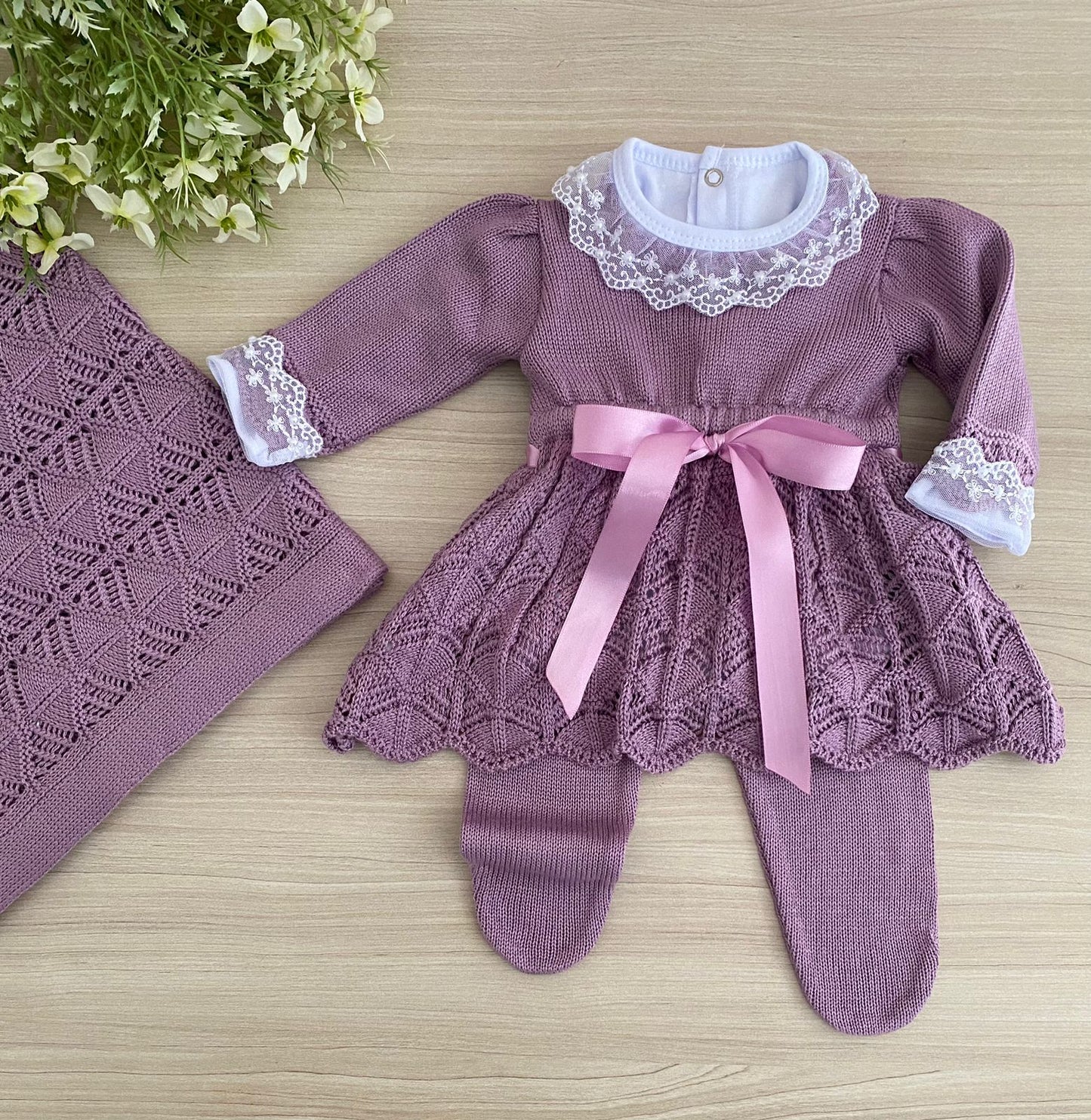 Saída Maternidade Tricot Elisa
