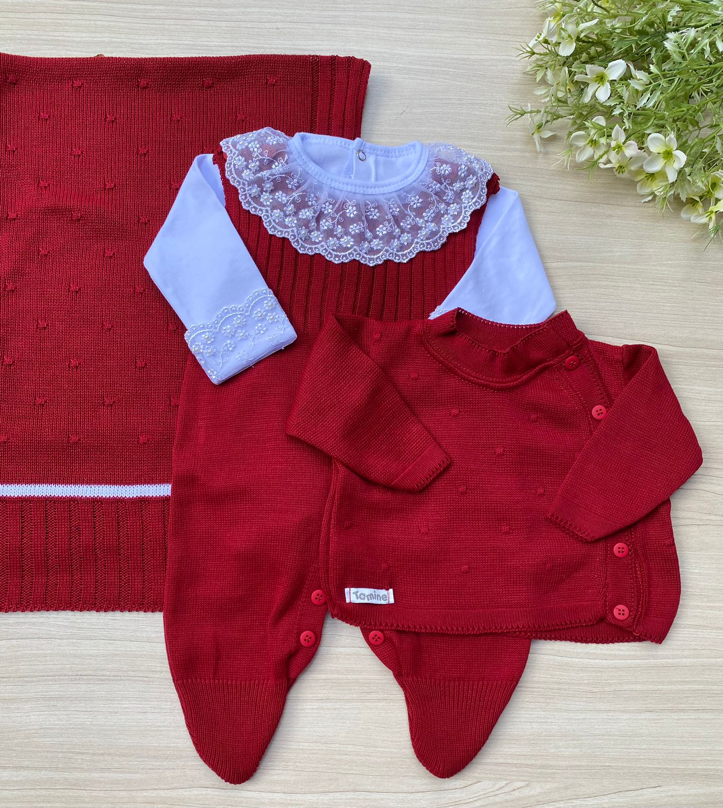 Saída Maternidade Tricot Valentina