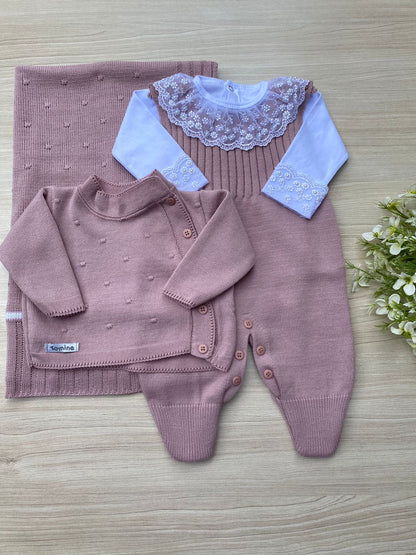 Saída Maternidade Tricot Valentina