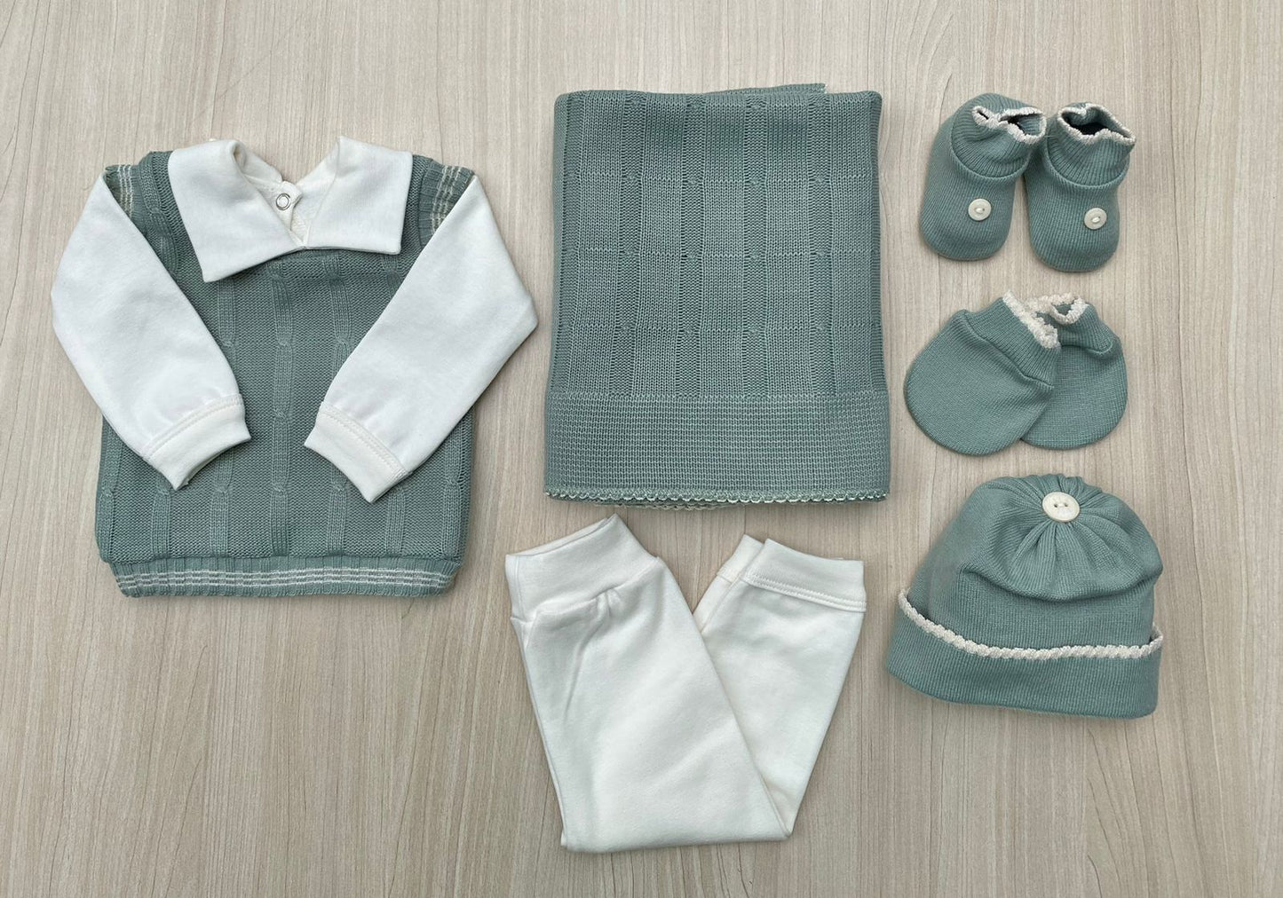 Saída Maternidade Tricot Igor