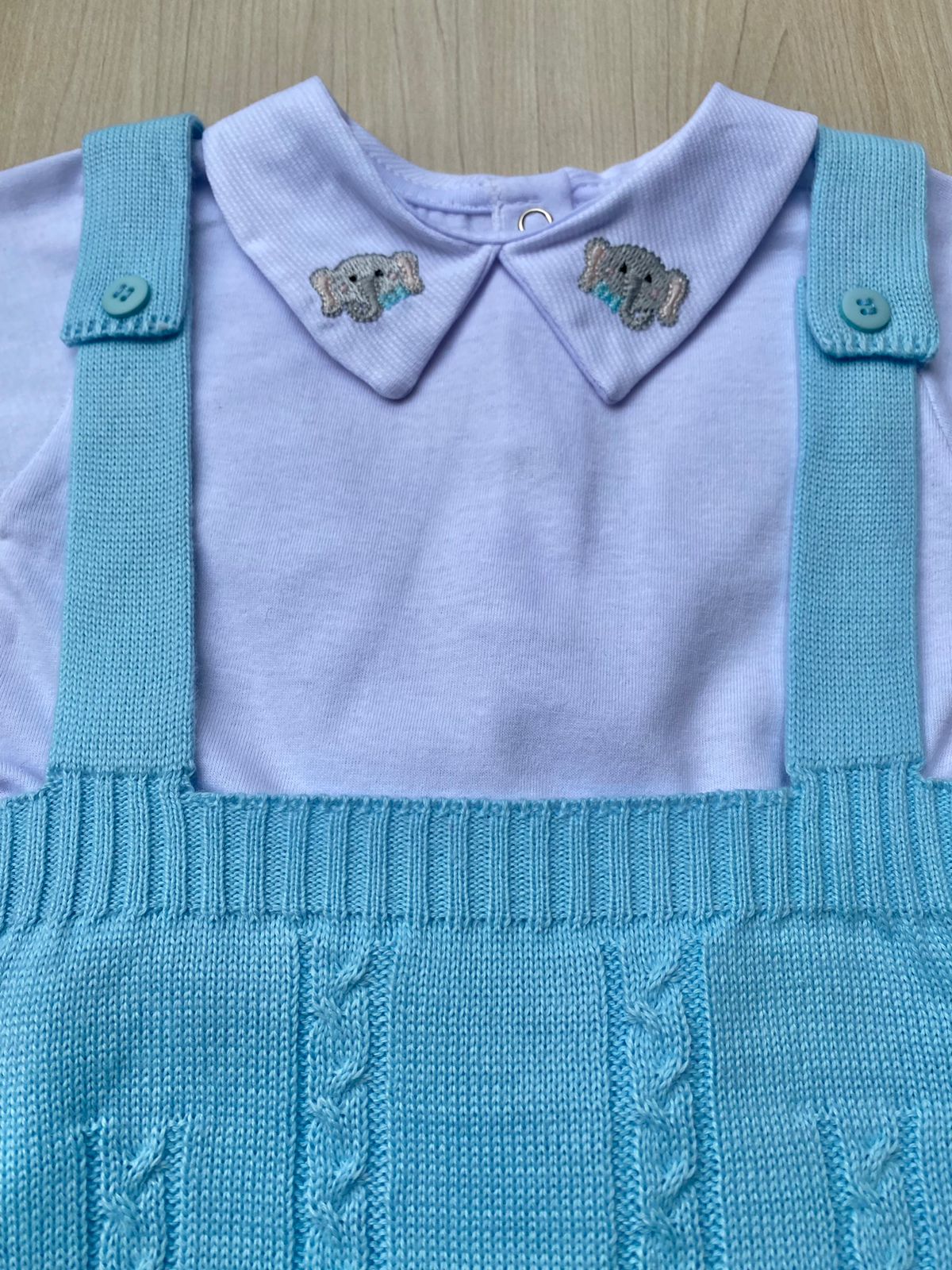 Romper Bebê Tricot Vicente