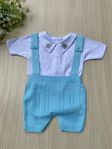 Romper Bebê Tricot Vicente